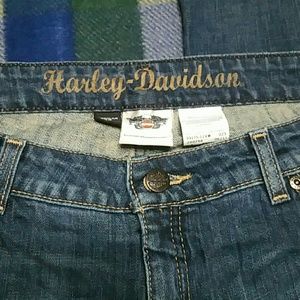 Harley Davidson Women's Blue Jean Sz 12 Boot Cut